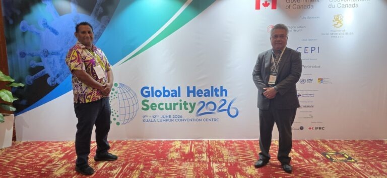 The Federated States of Micronesia (FSM) participated in the 4th Global Health Security Conference (GHS2026) and the integrated Asia Pacific Health Security Action Framework (APHSAF) Stakeholders Meeting